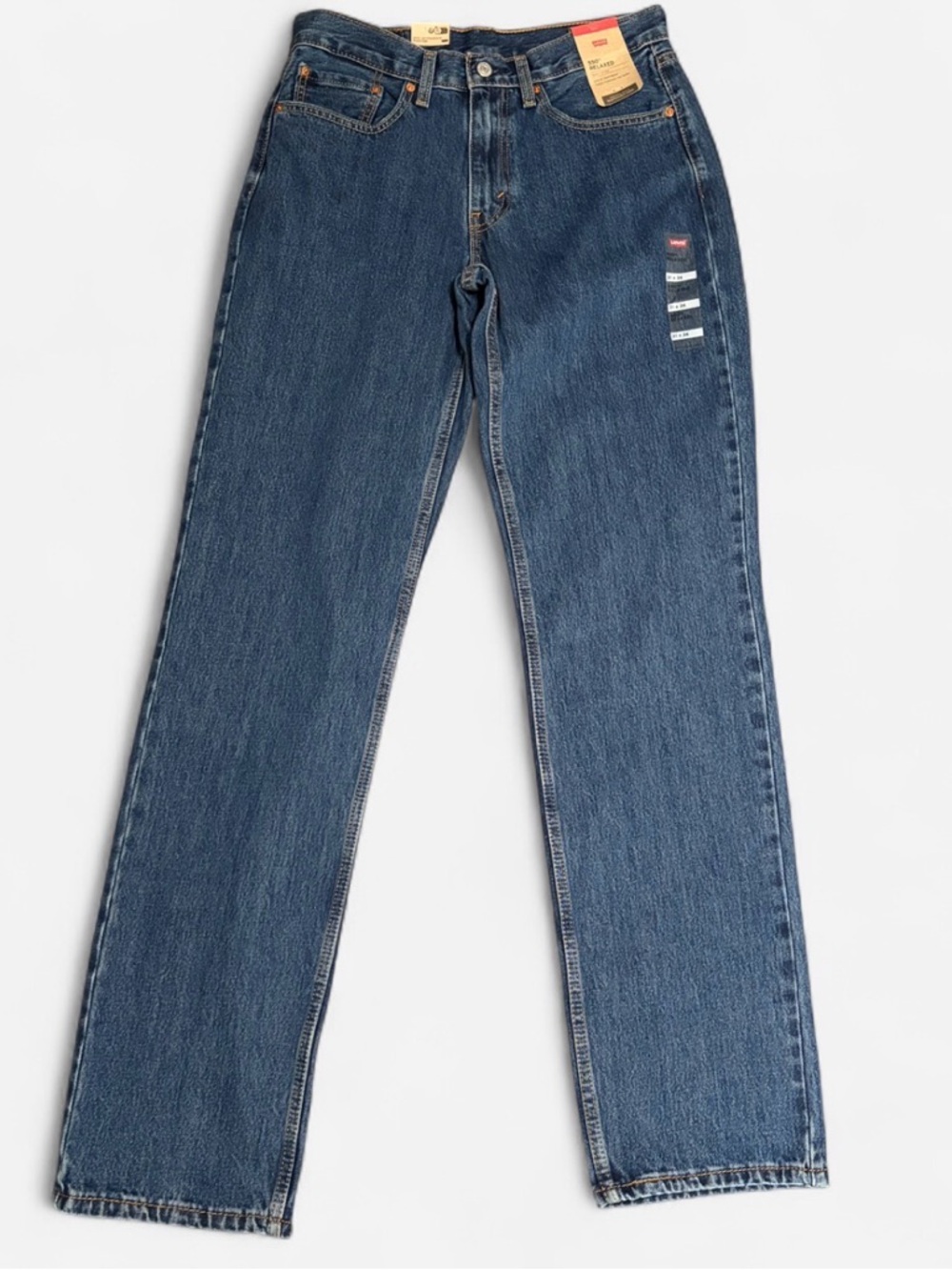 NWT Levi’s 550 Relaxed Fit Tapered Leg Dark Wash Jeans Men 31x36